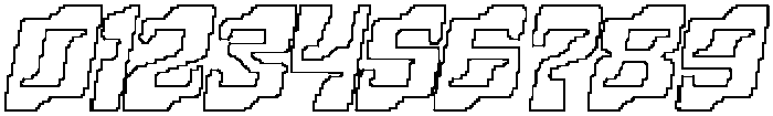 CS Signal Pixel Outline otf (400) Font OTHER CHARS