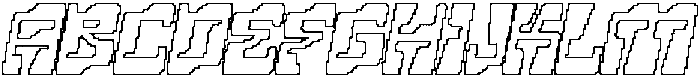 CS Signal Pixel Outline otf (400) Font