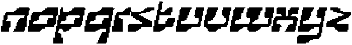 CS Signal Pixel Regular otf (400) Font LOWERCASE