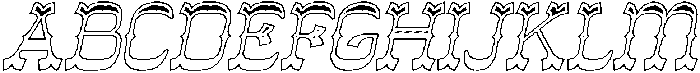 CS Silence Stippled Italic otf (400) Font UPPERCASE