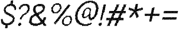 CS Silvester Disco Italic otf (400) Font OTHER CHARS