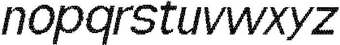 CS Silvester Disco Italic otf (400) Font LOWERCASE