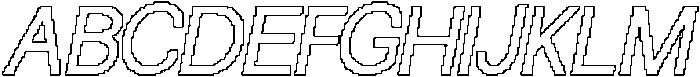 CS Silvester Pixel Outline otf (400) Font