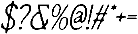 CS Sione Drawn Italic otf (400) Font OTHER CHARS