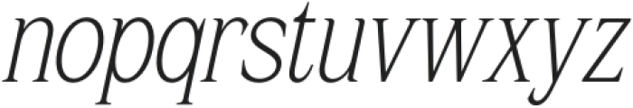 CS Sione Italic otf (400) Font LOWERCASE