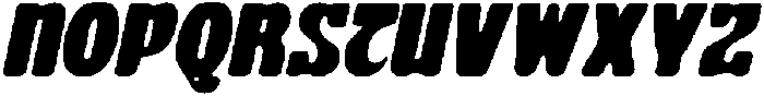 CS Skate Drawn Italic otf (400) Font UPPERCASE