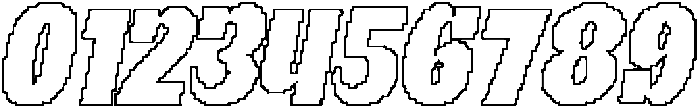 CS Skate Pixel Outline otf (400) Font OTHER CHARS