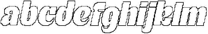 CS Skate Pixel Outline otf (400) FONT