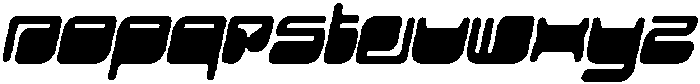 CS Skyler Drawn Italic otf (400) Font LOWERCASE