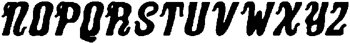 CS Slayer Drawn Italic otf (400) Font UPPERCASE