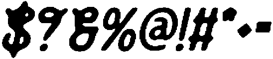 CS Smugle Drawn Italic otf (400) Font OTHER CHARS
