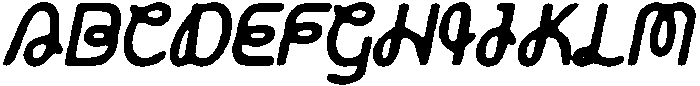 CS Smugle Drawn Italic otf (400) Font UPPERCASE
