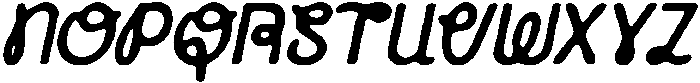 CS Smugle Drawn Italic otf (400) Font UPPERCASE