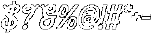 CS Smugle Pixel Outline otf (400) Font OTHER CHARS