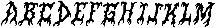 CS Snoring Drawn Italic otf (400) Font UPPERCASE