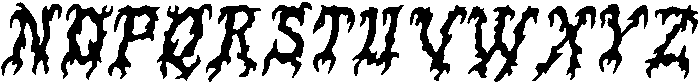 CS Snoring Drawn Italic otf (400) Font UPPERCASE