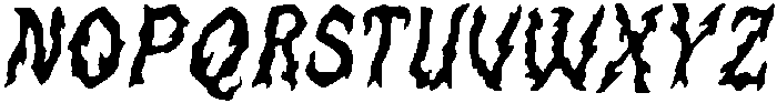 CS Snoring Drawn Italic otf (400) Font LOWERCASE
