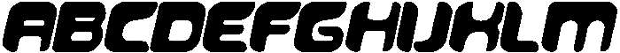 CS Solarix Drawn Italic otf (400) Font UPPERCASE