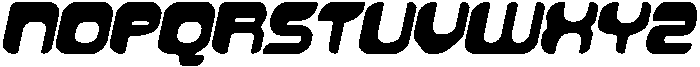 CS Solarix Drawn Italic otf (400) Font UPPERCASE