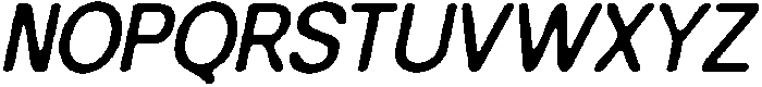 CS Solstice Drawn Italic otf (400) Font UPPERCASE