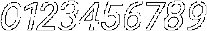 CS Solstice Pixel Outline otf (400) Font OTHER CHARS