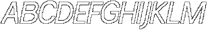 CS Solstice Pixel Outline otf (400) Font