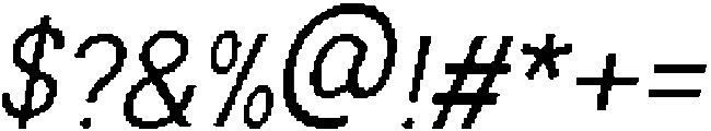 CS Solstice Pixel Regular otf (400) Font OTHER CHARS