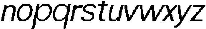CS Solstice Pixel Regular otf (400) Font LOWERCASE