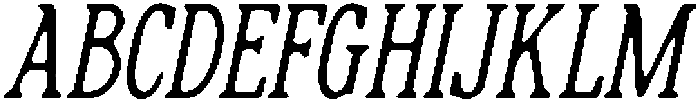 CS Somers Drawn Italic otf (400) Font UPPERCASE