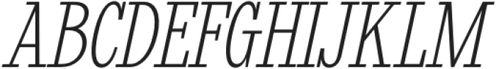 CS Somers Italic otf (400) Font UPPERCASE