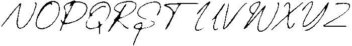 CS Sonya Drawn Italic otf (400) Font UPPERCASE