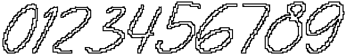 CS Sonya Pixel Outline otf (400) Font OTHER CHARS
