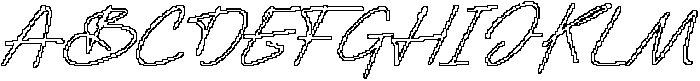 CS Sonya Pixel Outline otf (400) Font UPPERCASE