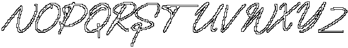 CS Sonya Pixel Outline otf (400) Font UPPERCASE