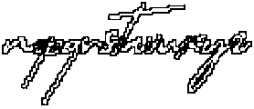 CS Sonya Pixel Outline otf (400) Font LOWERCASE