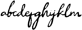 CS Soraya Drawn  Italic otf (400) Font LOWERCASE