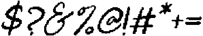 CS Soraya Pixel Regular otf (400) Font OTHER CHARS