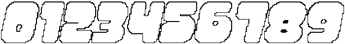 CS Soria Pixel Outline otf (400) Font OTHER CHARS