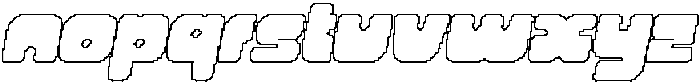 CS Soria Pixel Outline otf (400) Font LOWERCASE