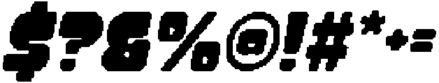 CS Soria Pixel Regular otf (400) Font OTHER CHARS