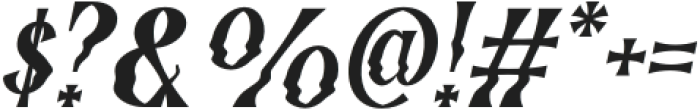 CS Spare Italic otf (400) Font OTHER CHARS