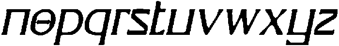CS Spokane Drawn Italic otf (400) Font LOWERCASE