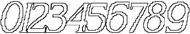 CS Spokane Pixel Outline otf (400) Font OTHER CHARS