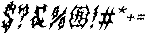 CS Spooky Drawn Italic otf (400) Font OTHER CHARS