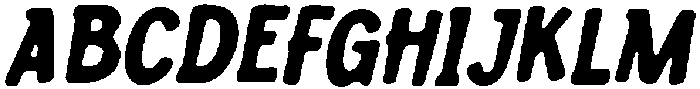 CS Squid Drawn Italic otf (400) Font UPPERCASE