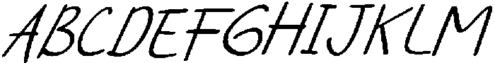 CS Stacy Italic otf (400) Font UPPERCASE