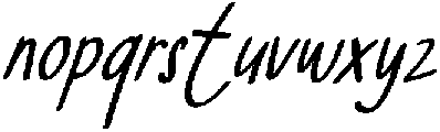 CS Stacy Italic otf (400) Font LOWERCASE