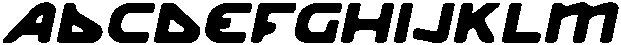 CS Stage Drawn Italic otf (400) Font UPPERCASE