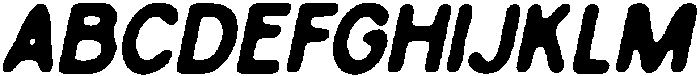 CS Stalker Drawn Italic otf (400) Font UPPERCASE