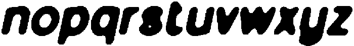 CS Stalker Drawn Italic otf (400) Font LOWERCASE